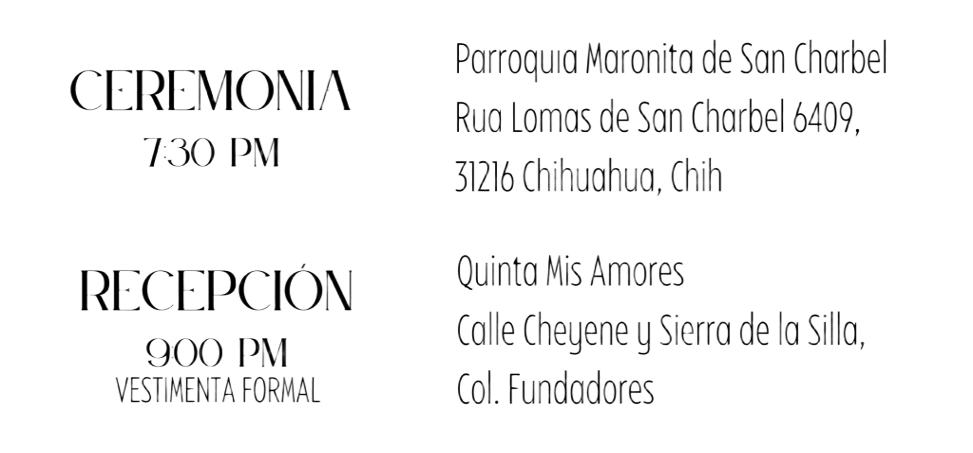 Información